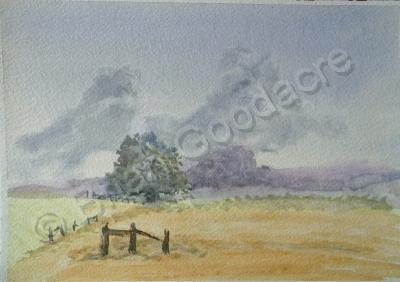 Impressionist - Field - Watercolour