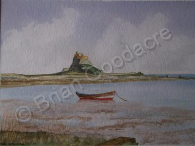 Impressionist - Lindisfarne Castle - Watercolour