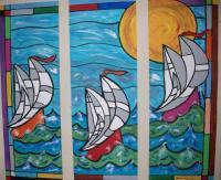 Seascapes - Rough Seas - Acrylic On Panels