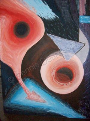 Abstracts - From The Begining - Acrylic On Stretched Canvas