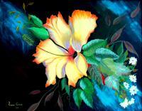 Flowers - Hibiscus - Acrylic