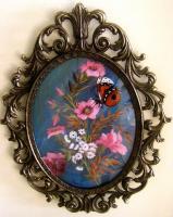 Flowers - Flowers  Butterfly - Acrylic