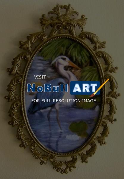 Birds - Blue Heron - Acrylic