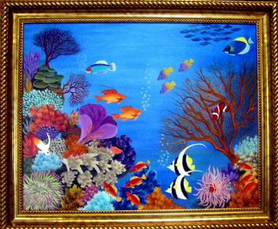 Underwater - Coral Garden - Acrylic