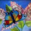 Illusive Butterfly - Acrylic Paintings - By Fram Cama, Realism Painting Artist