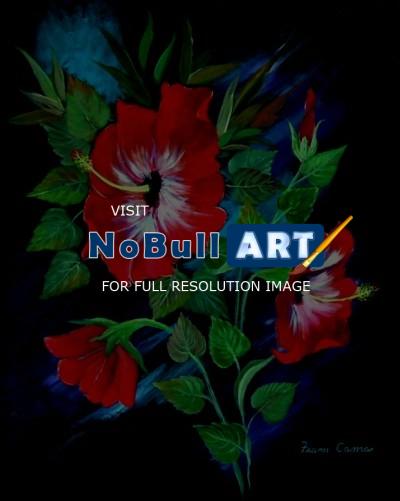 Flowers - Scarlet Hibiscus - Acrylic