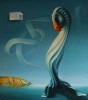 Fantasy - Oil On Canvas Paintings - By Badea Ovidiu-Nicolae, Surrealism Painting Artist