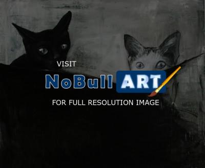 Art - Cats - Acryl On Canvas
