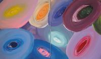 Choose Your Own Universe - Acrylics Paintings - By Yuliya Myahka, Science Fiction Painting Artist