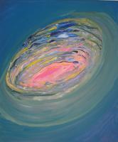 Worm Hole - Acrylics Paintings - By Yuliya Myahka, Science Fiction Painting Artist