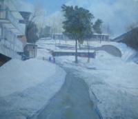 01 - A  Fairy Tale Winter  Romance - Oil On Canvas
