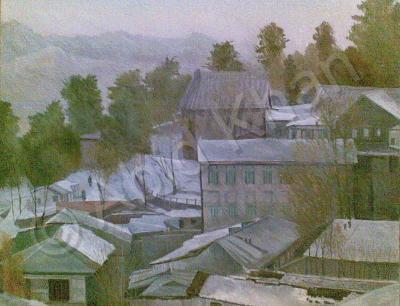 01 - Convent Of Murree Hills - Oil On Canvas