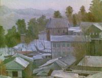 01 - Convent Of Murree Hills - Oil On Canvas