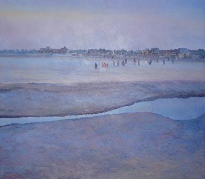 01 - Blue City - Oil On Canvas