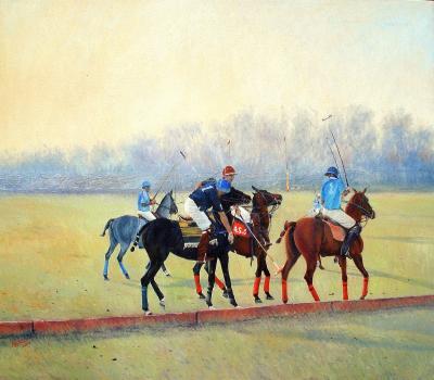 01 - Polo For Peace - Oil On Canvas