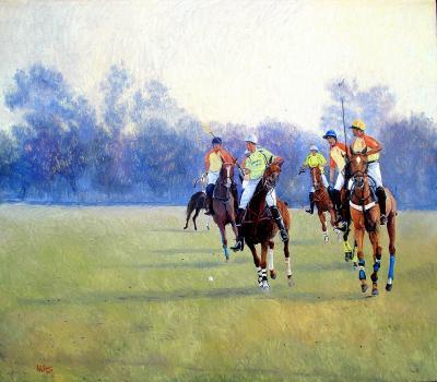 01 - Polo For Peace - Oil On Canvas