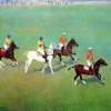 Polo For Peace - Oil On Canvas Paintings - By Abid Khan, Impressionism Painting Artist