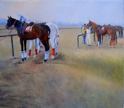 01 - Polo For Peace - Oil On Canvas