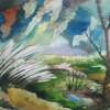 Autumn Season - Water Colour Paintings - By Biswajit Ghosh, Natural Painting Artist