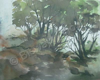 Rajuana - Karala Beach - Water Colour