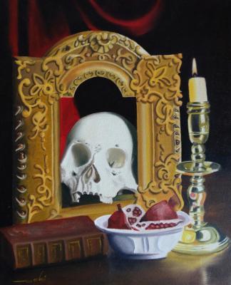 Still Life - Skull - Oil