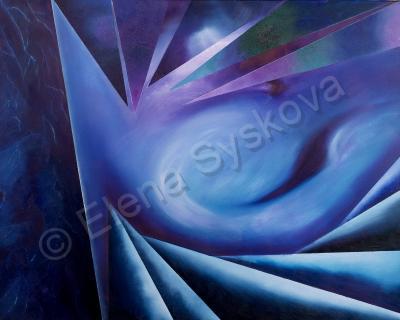 Imagination - Contemplation Of The Cleft Between The Worlds - Oil On Canvas