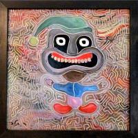 Dwarf - Oil On Wood Paintings - By Rafi Talby, Oil Painting Artist