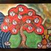 Fruit Tree - Oil On Wood Paintings - By Rafi Talby, Oil Painting Artist