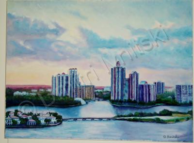 Realism - Bay View Florida - Oil On Canvas