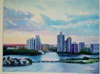 Realism - Bay View Florida - Oil On Canvas