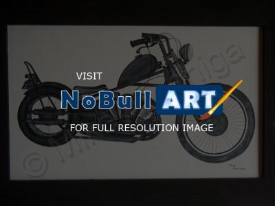 Realistic - Old School Bike - Acrylic