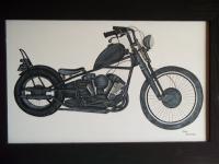 Realistic - Old School Bike - Acrylic