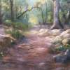 Woods In Warwick Park - Pastel Paintings - By Bill Puglisi, Impressionistic Painting Artist