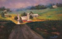 Farmers Lane - Pastel Paintings - By Bill Puglisi, Impressionistic Painting Artist