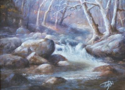 Landscape - Granite Run - Pastel