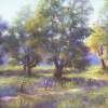 Cattlewalk - Pastel Paintings - By Bill Puglisi, Impressionistic Painting Artist