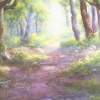Forestlight - Pastel Paintings - By Bill Puglisi, Impressionistic Painting Artist