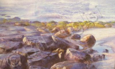 Seascapes - Jersey Jetty - Pastel