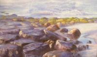 Jersey Jetty - Pastel Paintings - By Bill Puglisi, Impressionistic Painting Artist