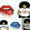 Sorority Lipafro Chick Bundle Png - Png Digital Digital - By 2Sistahs Pngcafe, Digital Digital Artist