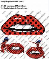 Lips - Ladybug Lips - Png Digital