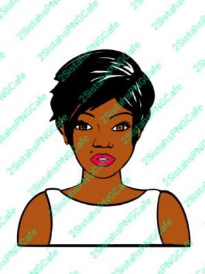 Ebony Beauties - Short Hair Cutie - Png Digital