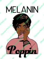Ebony Beauties - Melanin Poppin - Png Digital