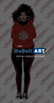Sports - Ohio State Girl - Png Digital
