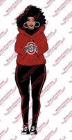Sports - Ohio State Girl - Png Digital