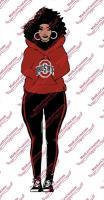 Ohio State Girl - Png Digital Digital - By 2Sistahs Pngcafe, Digital Digital Artist