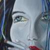 Beatrice Niccolai The Roving Woman - Oil On Canvas Paintings - By Chiara Montorsi, Portrait Painting Artist