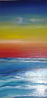 Luna A Capalbio - Oil On Canvas Paintings - By Chiara Montorsi, Impressionism Painting Artist