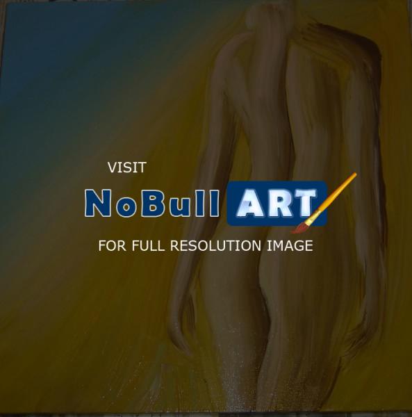 Nudes Paesaggi Del Corpo - Dune Mosse - Due - Oil On Canvas