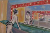 Narcisismo - Oil On Canvas Paintings - By Chiara Montorsi, Expressionism Painting Artist
